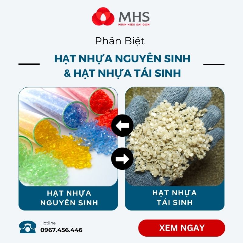 Phân biệt nhựa tái sinh, nhựa nguyên sinh phân biệt như nào? Ứng Dụng Trong Đời Sống