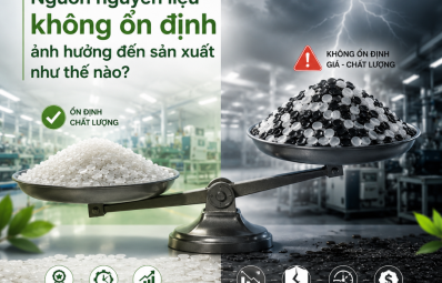 Nguồn nguyên liệu không ổn định ảnh hưởng đến sản xuất như thế nào?