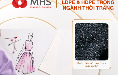 Hạt nhựa tái sinh LDPE & HDPE trong ngành thời trang – Bước tiến mới của “may mặc xanh”