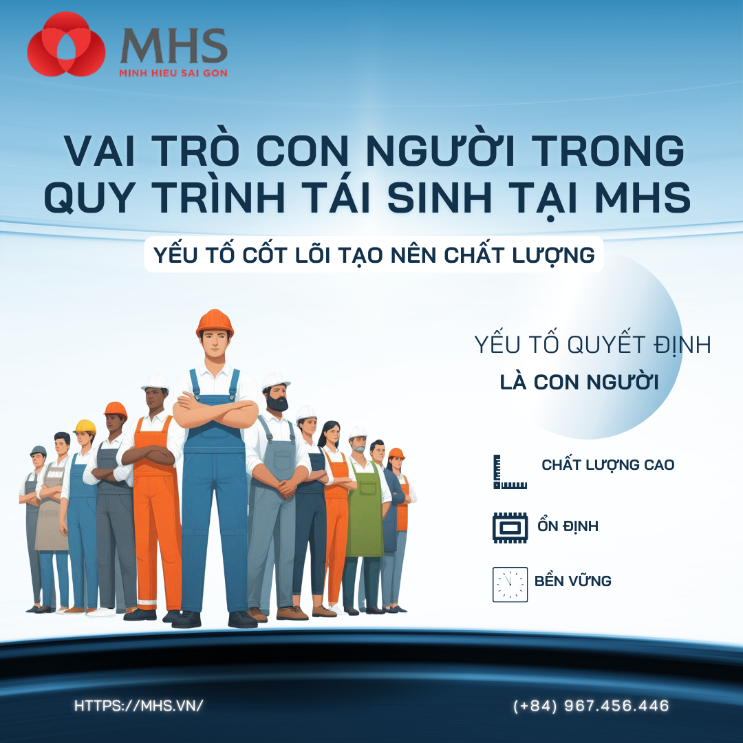 Vai trò con người trong quy trình tái sinh