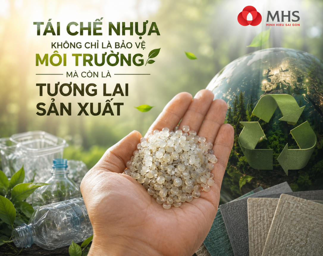 Tái Chế Nhựa Không Chỉ Là Bảo Vệ Môi Trường, Mà Còn Là Tương Lai Sản Xuất