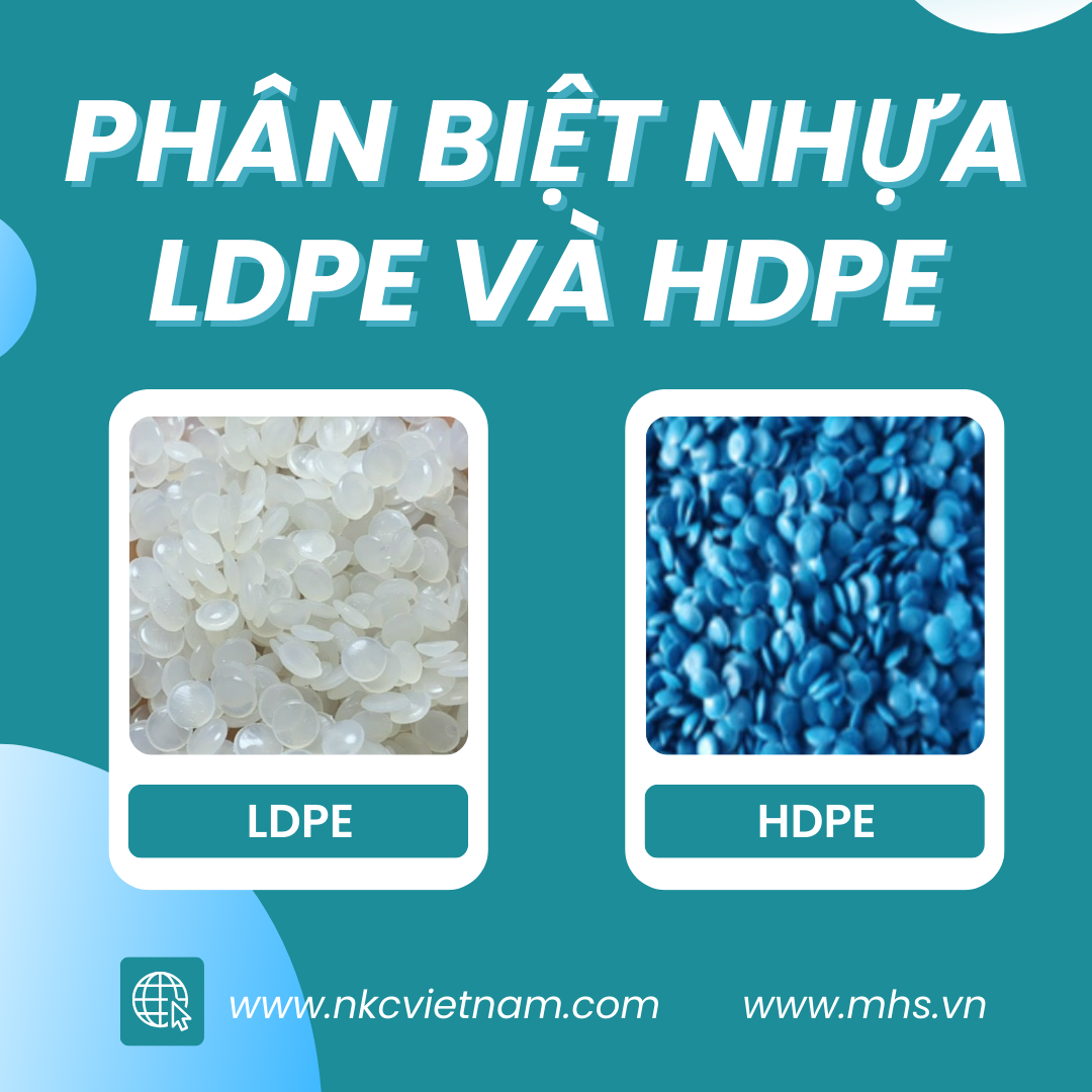 So sánh nhựa LDPE và HDPE