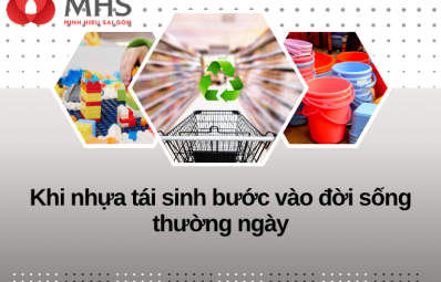 🌱 Từ chai nhựa thành chiếc ghế: Khi nhựa tái sinh bước vào đời sống thường ngày